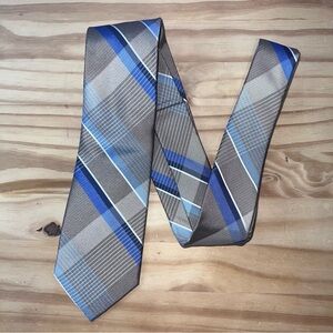 *2/$20* Michael Michael Kors Bronze and Blue Silk Tie